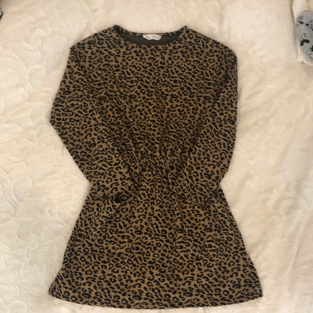 Zara girls 🐆 leopard dress
